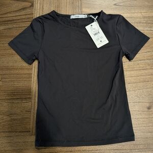 Stylish Black Short Sleeve Tee